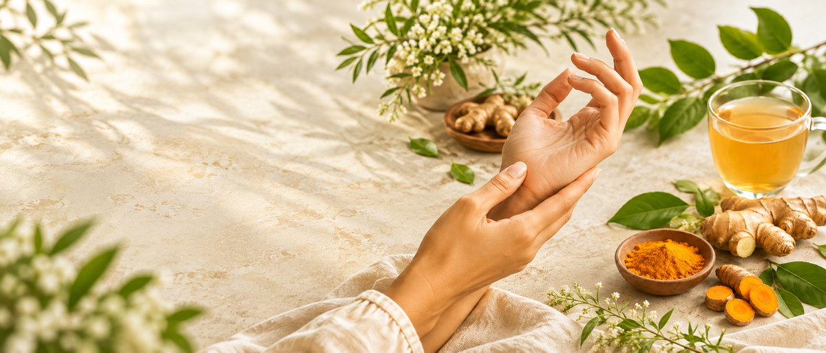 Curcuma, zenzero e ingredienti naturali per il benessere articolare