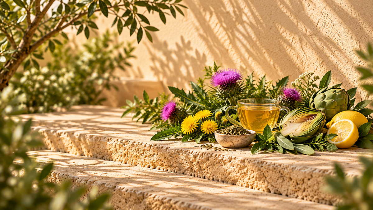Piante officinali e ingredienti botanici per depurazione e benessere del fegato