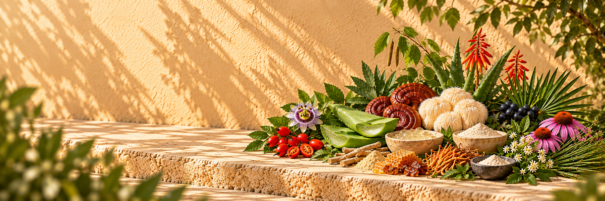 Aloe, funghi funzionali, botaniche e ingredienti selezionati Vonderweid