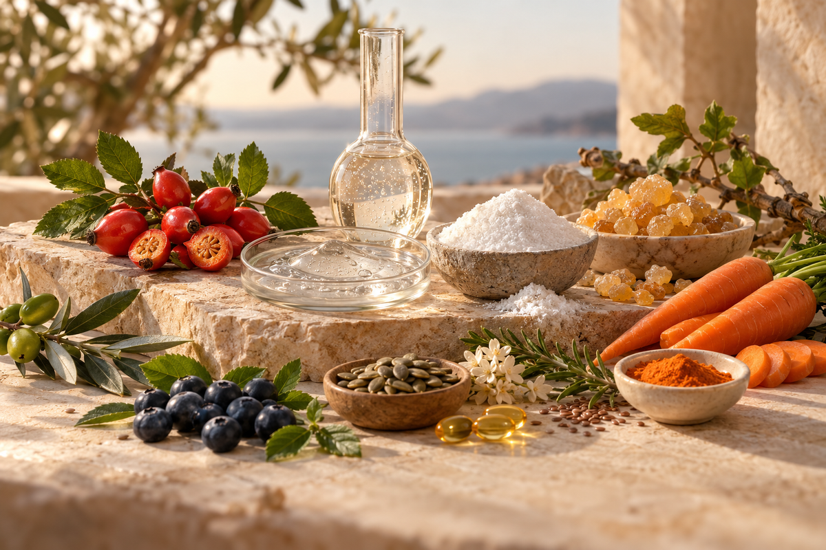 Ingredienti naturali e botanici selezionati per il benessere