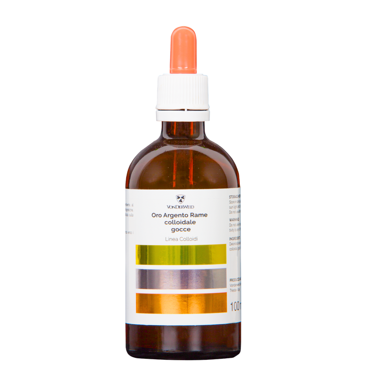 oro argento rame colloidale gocce 100 ml vonderweid