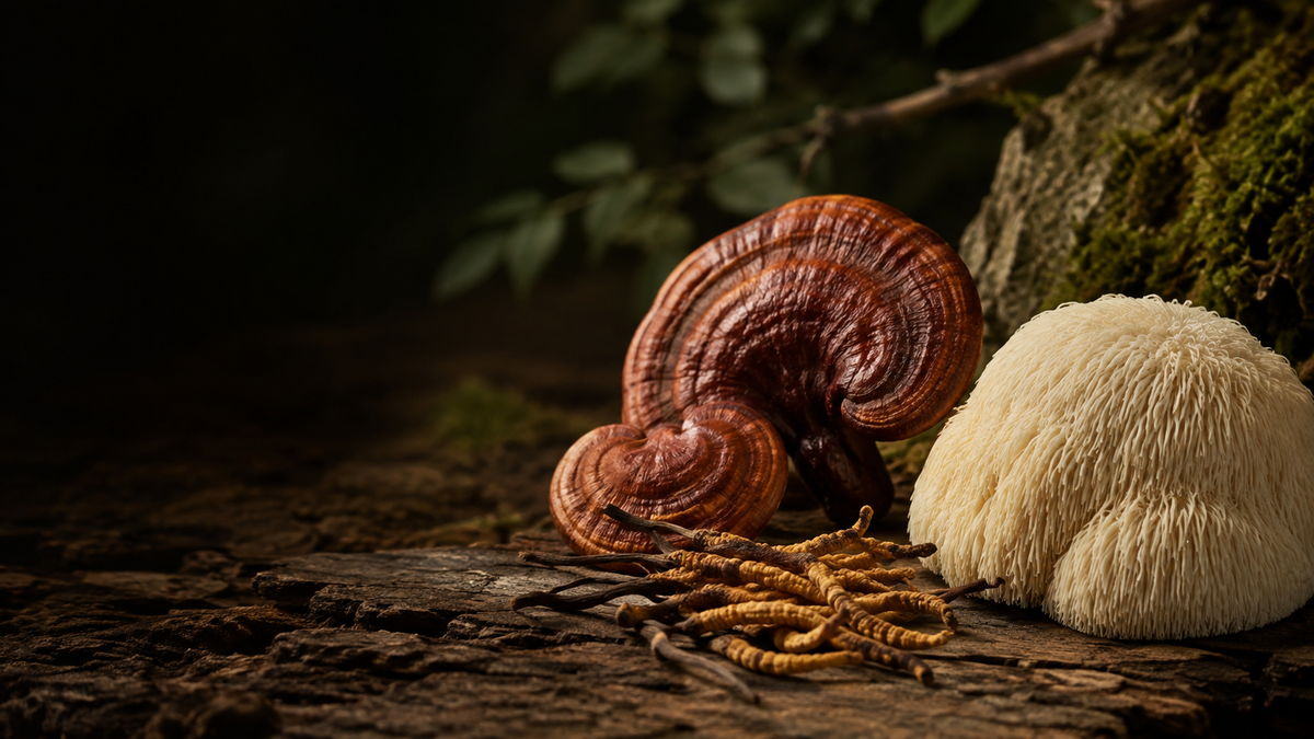 Reishi, Cordyceps ed Hericium Vonderweid